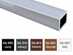 Rura aluminiowa kwadratowa 25x25x2 malowana proszkowo PROFIL