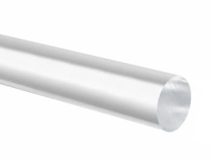 PRĘT  10 mm z pleksi plexi PMMA xt, WAŁEK okrągły, bezbarwny