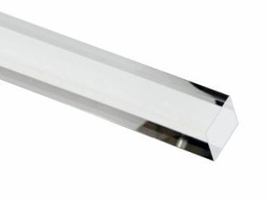 PRĘT 10x10mm z pleksi, plexi PMMA xt, kwadratowy, bezbarwny