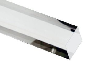 PRĘT 50x50mm z pleksi, plexi PMMA xt, kwadratowy, bezbarwny