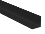 KĄTOWNIK aluminiowy 50x25x2 mm CZARNY mat